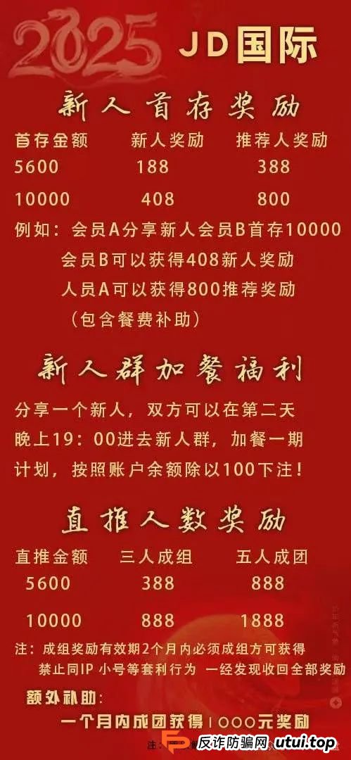 【JD国际】彩票跟单类资金盘骗局，谭维诈骗团伙开的韭菜盘，高度预警，看见一定要远离！