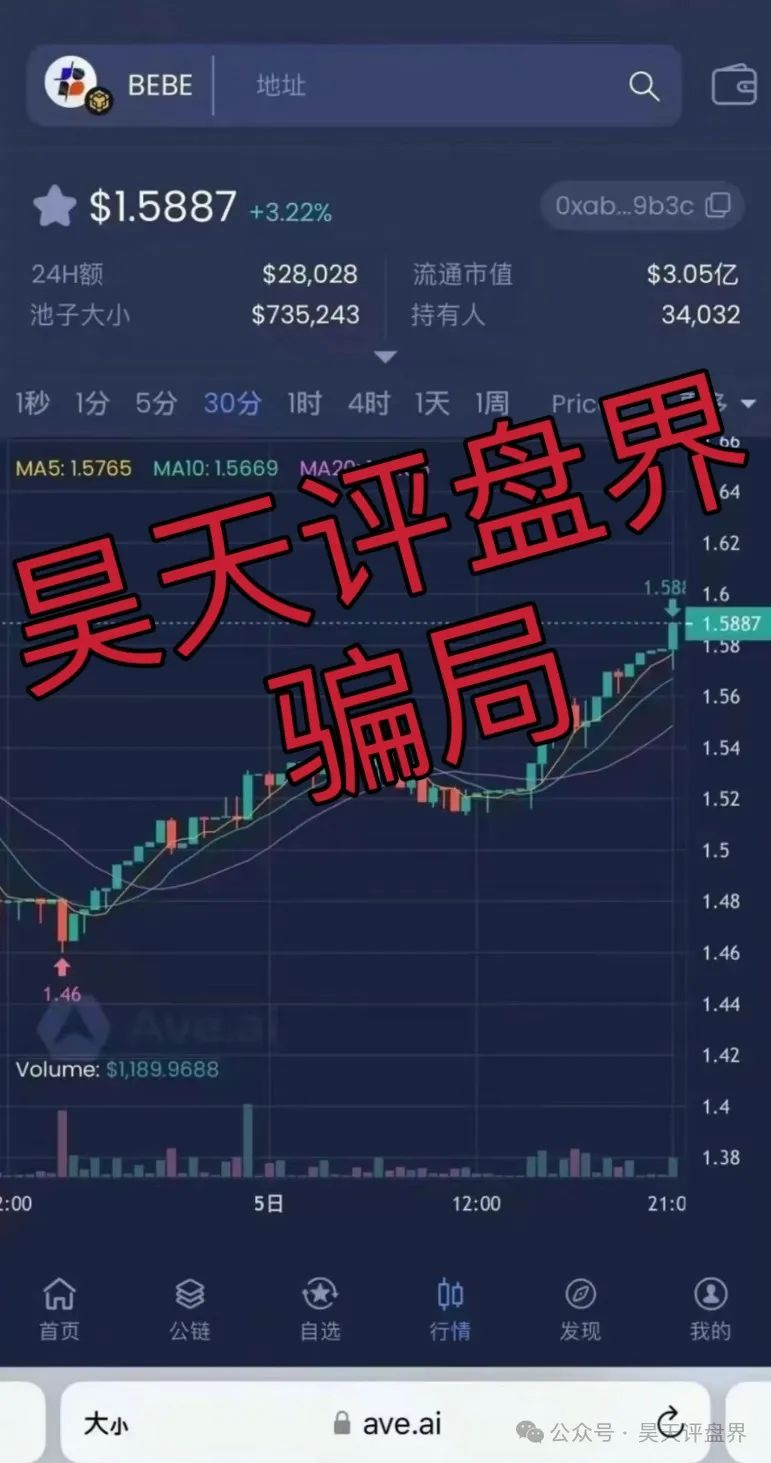 【爆料】“破界brokenbound资金盘发行的bebe币又圈了10多个亿了，幕后操盘手王x全资料曝光，即将崩盘跑路...