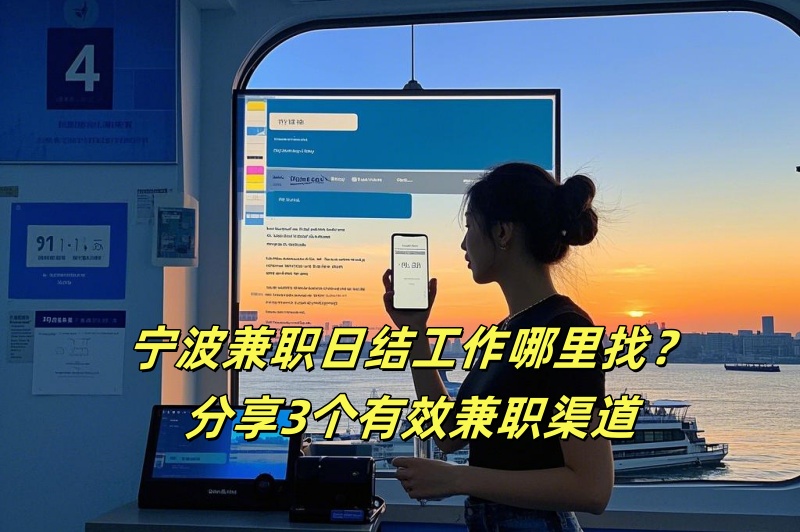 宁波兼职日结工作哪里找?分享3个有效兼职渠道 宁波兼职日结工作哪里找?分享3个有效兼职渠道