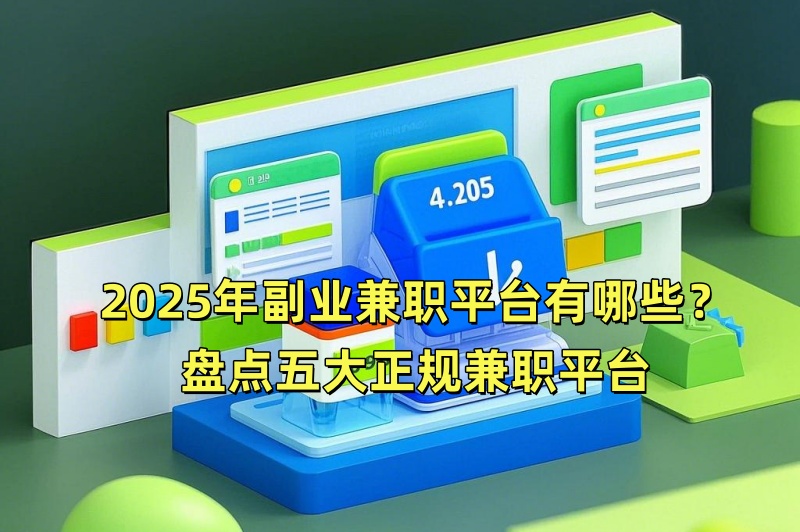 2025年副业兼职平台有哪些?盘点五大正规兼职平台 2025年副业兼职平台有哪些?盘点五大正规兼职平台