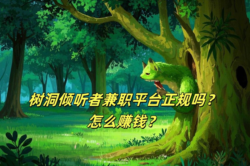 树洞倾听者兼职平台正规吗？怎么赚米？