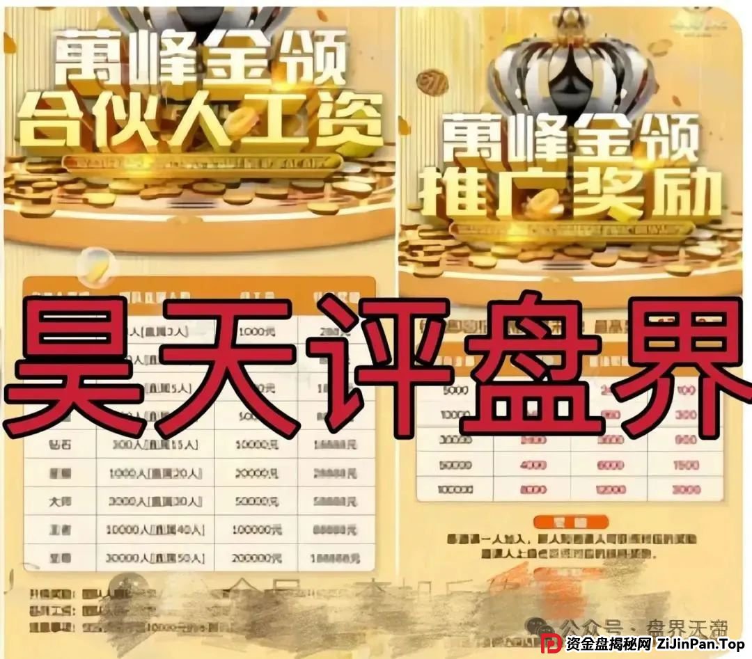 万峰金领资金盘内幕:天帝独家揭秘这个即将跑路的杀猪盘 万峰金领资金盘内幕:天帝独家揭秘这个即将跑路的杀猪盘