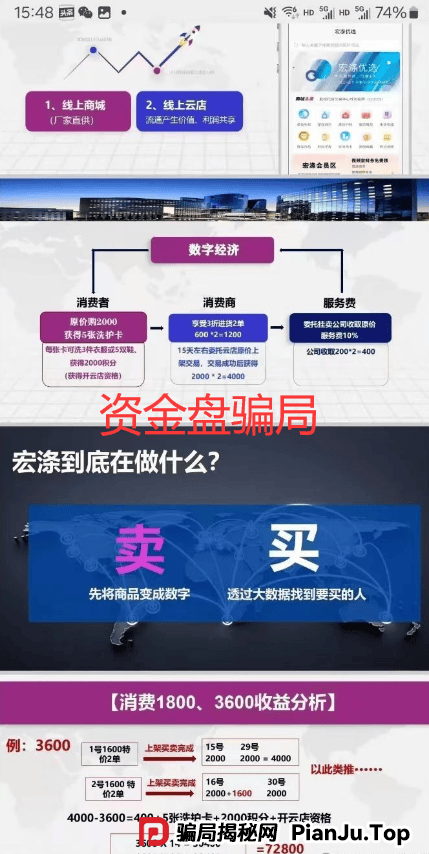 震哥扒皮宏涤洗衣：挂羊头卖狗肉的资金盘骗局！