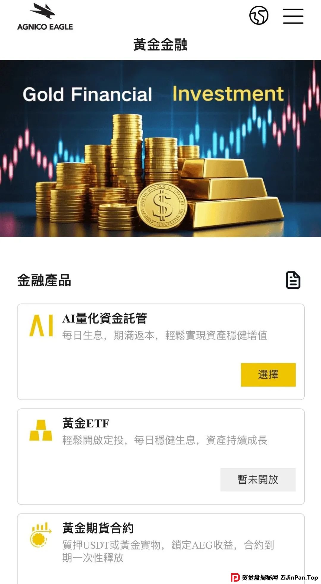 伊格尔矿业—AGNICO EAGLE，涉嫌非法吸收公众存款，注意警惕。