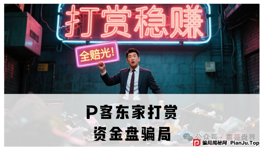 P客东家打赏：震哥带你扒开这个披着“共享经济”外衣的资金盘骗局