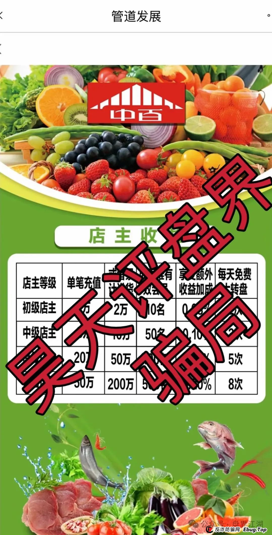 中百好物app冒充正规公司的分红类资金盘骗局，已经开始二次收割，高度预警，即将崩盘跑路！