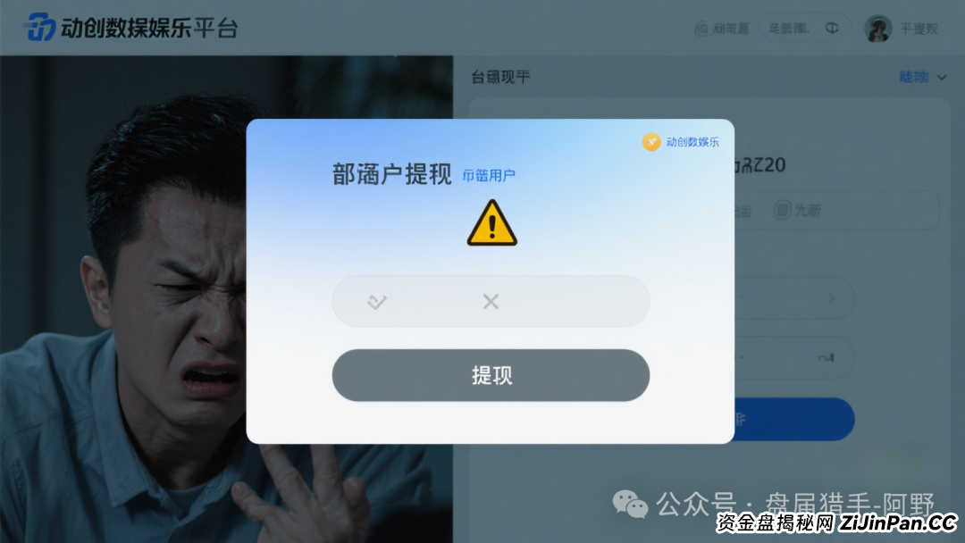 紧急预警！动创数娱疑似崩盘前兆，资金盘后期“比谁跑得快”！