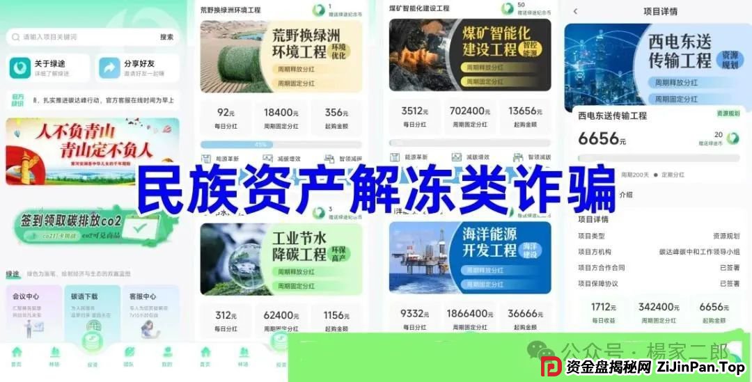 今日曝光打着"碳达峰、碳中和"名义的资金盘骗局"绿途app"