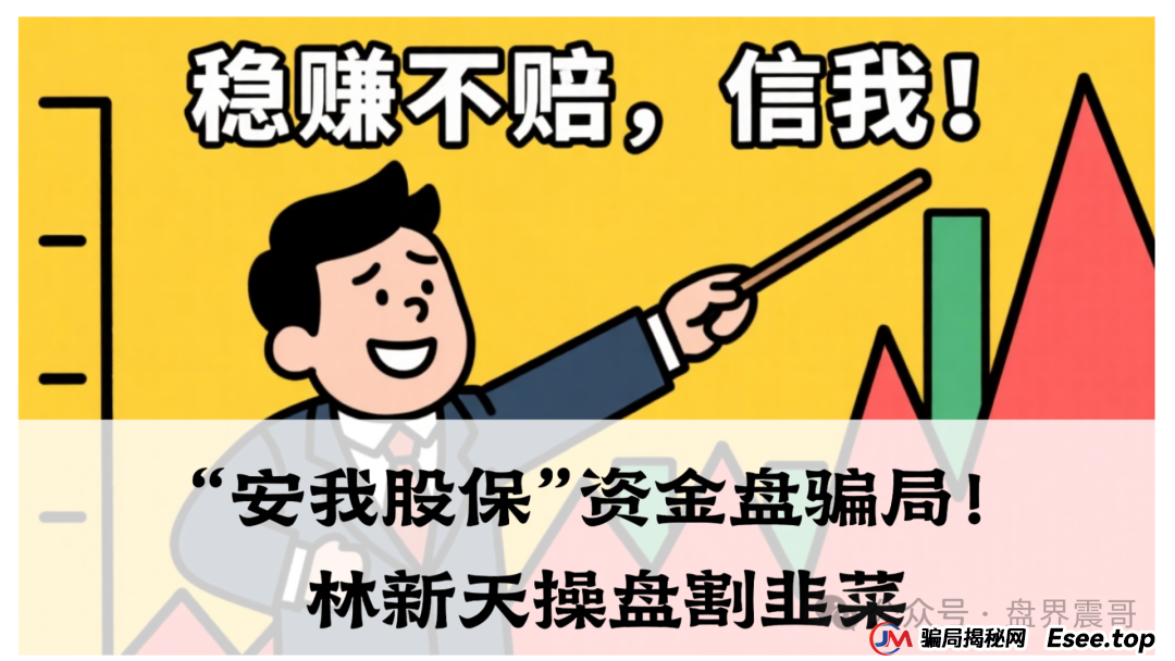 震哥独家起底：“安我股保”资金盘骗局！林新天操盘割韭菜，血本无归的真相！