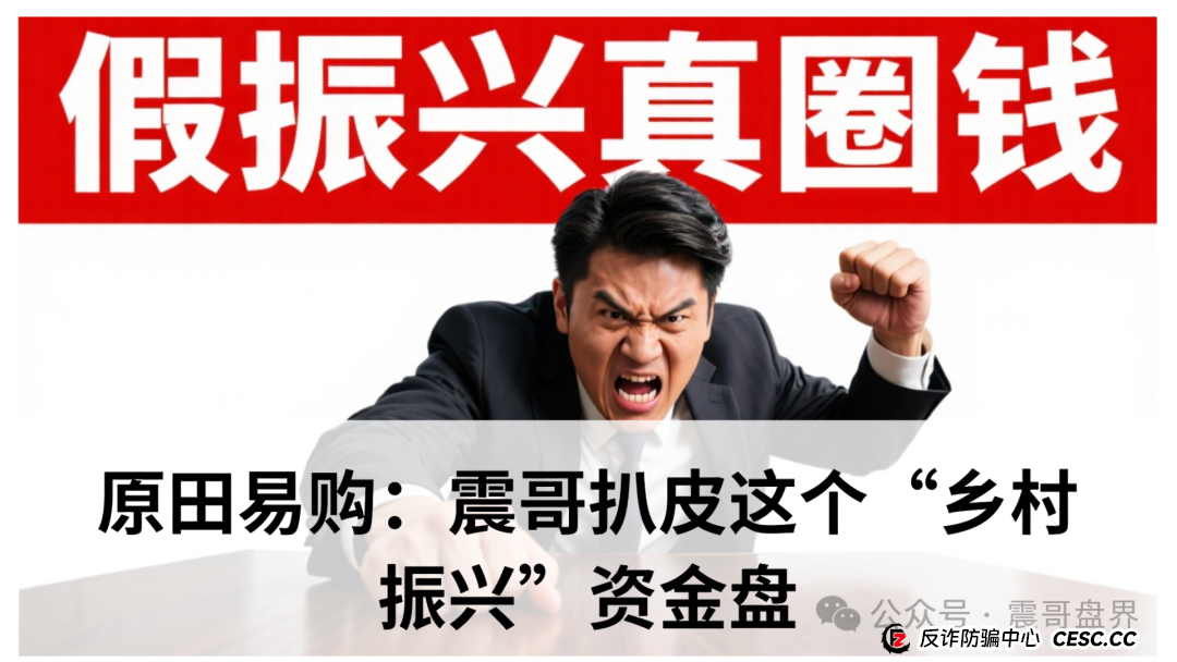 原田易购（原田优选）：震哥扒皮这个“乡村振兴”资金盘