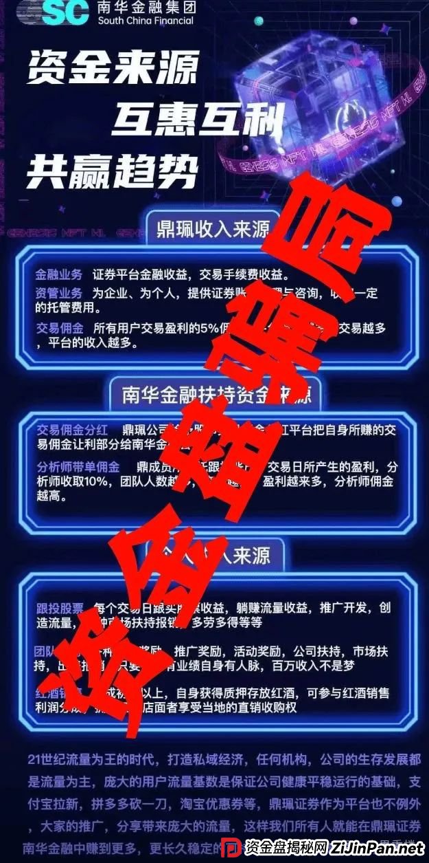 曝光：假冒南华金融和VMS鼎珮证券股票跟投资金盘骗局，操盘手老高大量收割会员，泡沫已无法消除，马上就要跑路了！