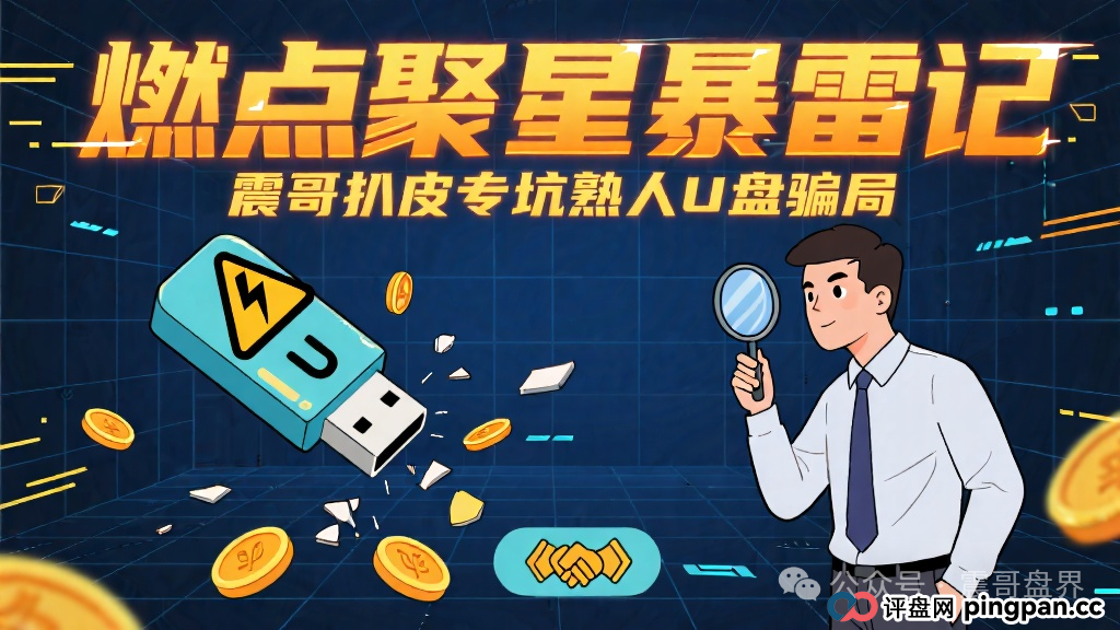 《燃点聚星暴雷记》：震哥带你扒皮这个专坑熟人的U盘骗局
