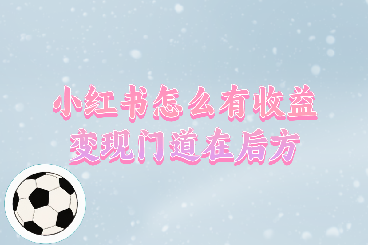 小红书到底怎么赚钱?播放量有收益吗?3种变现方式一看就懂!