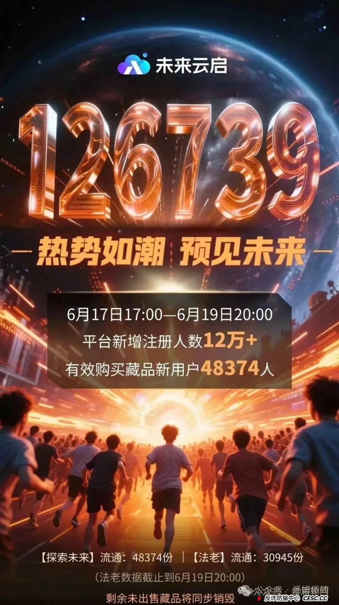 【高危预警】未来云启 操盘手圈钱过亿 泡沫巨大马上崩盘跑路