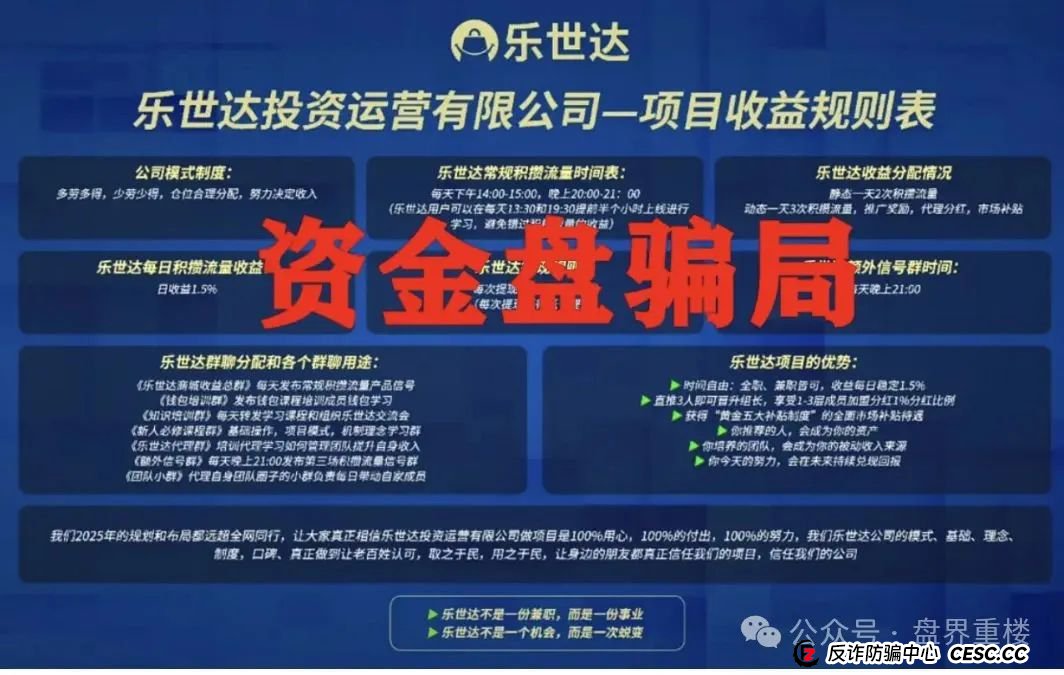 紧急预警：乐世达商城跟单类资金盘骗局，开始第二次单割，操盘手老白圈钱过亿，即将崩盘跑路！