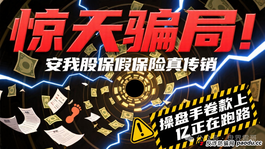 惊天骗局！安我股保假保险真传销，操盘手卷款上亿正在跑路