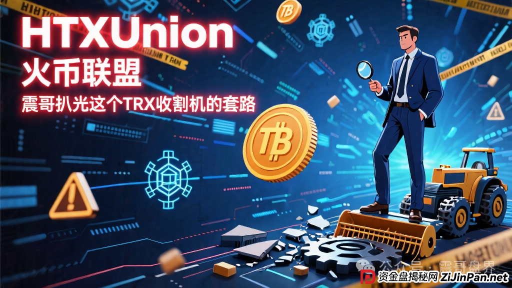 HTXUnion火币联盟:震哥扒光这个TRX收割机的套路