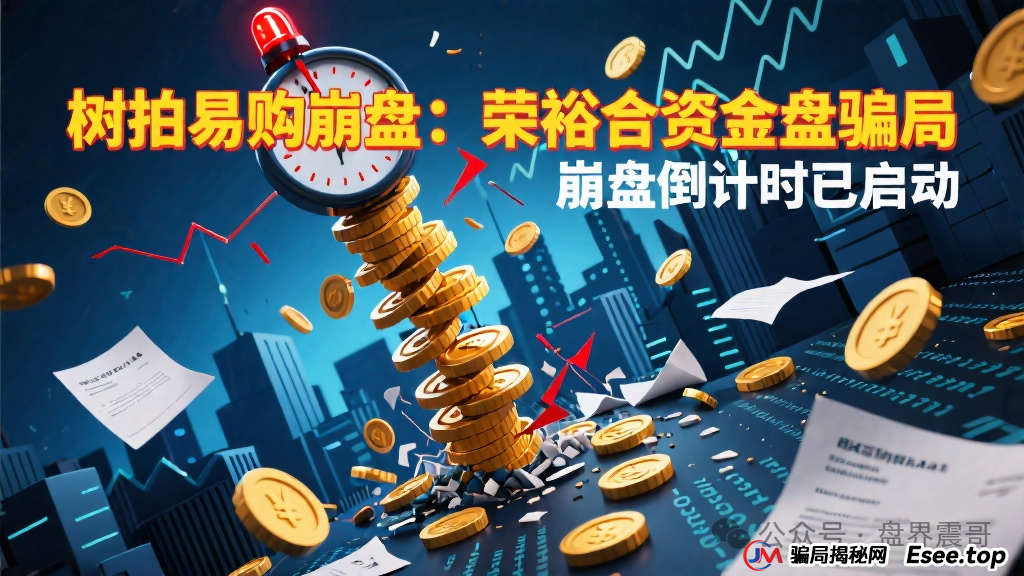 树拍易购崩盘:同类模式的荣裕合资金盘骗局,已经开始崩盘倒计时