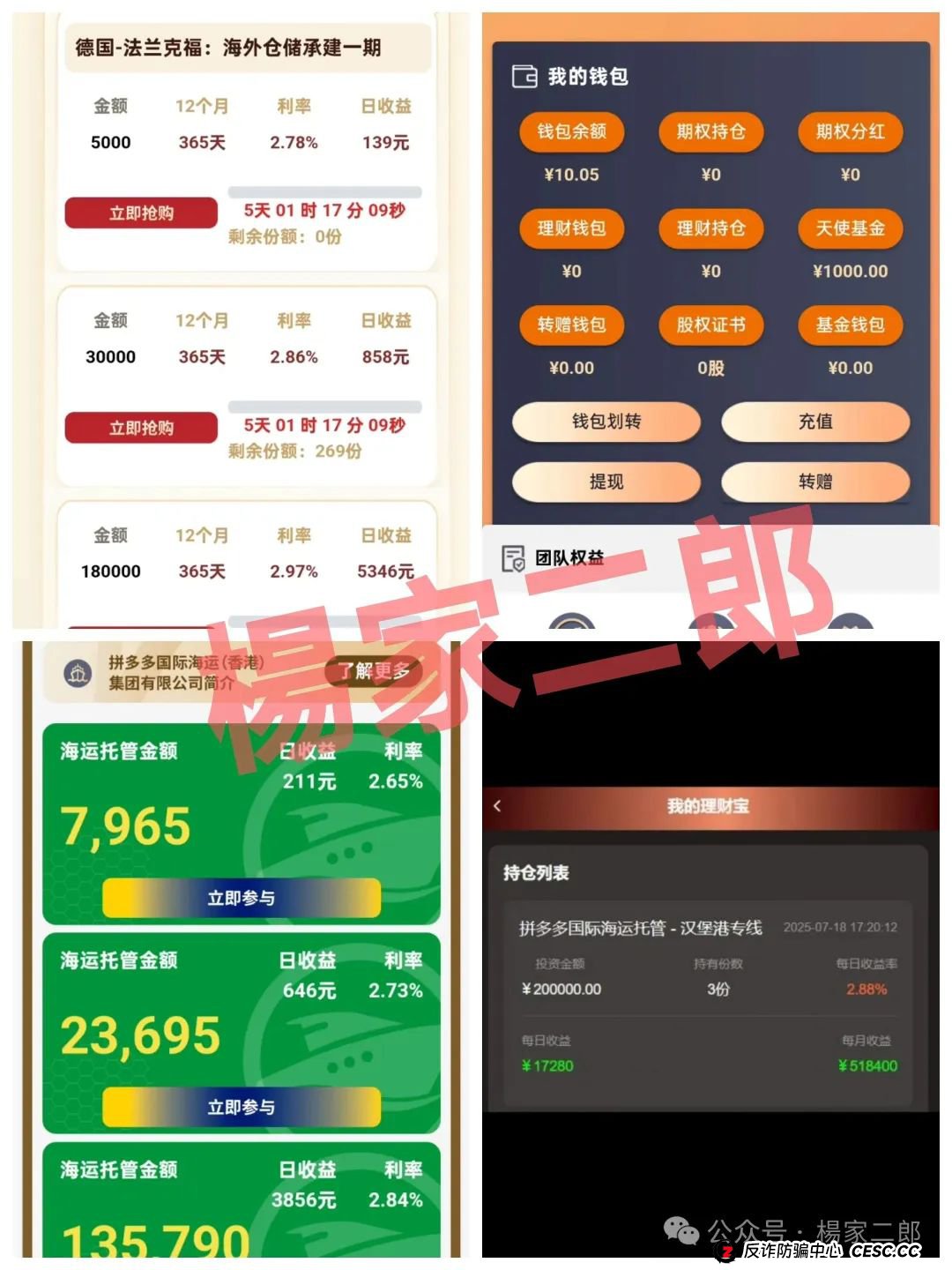 高危预警:假冒“拼多多国际app”分红资金盘骗局！正在疯狂收割！