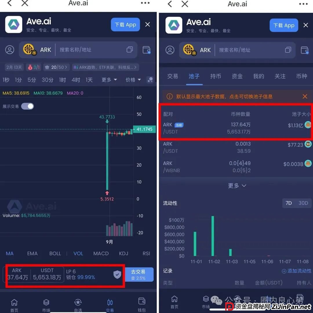 ARK代币区块链，豪华包装下的空壳骗局，别再被骗了，韭菜都醒醒吧。